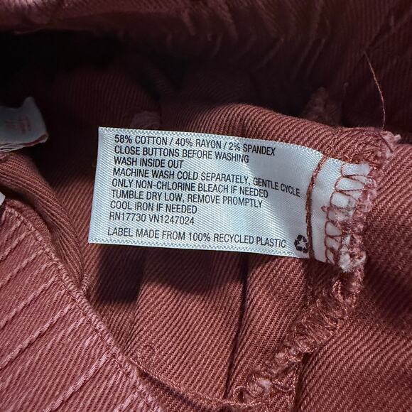 Knox Rose Women's Rose Red Mid-Rise Tapered Fit Pants - Size Medium - NWT - Picture 4 of 10